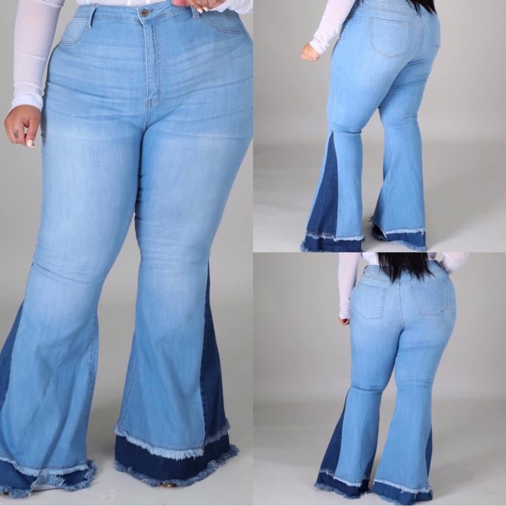 Women's Blue Flare Jeans